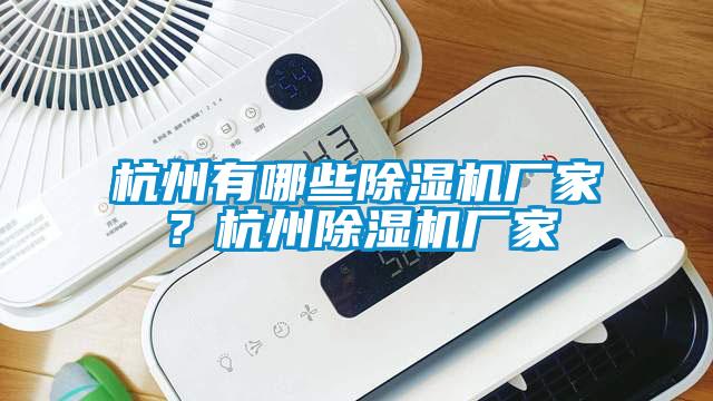 杭州有哪些除濕機(jī)廠家？杭州除濕機(jī)廠家