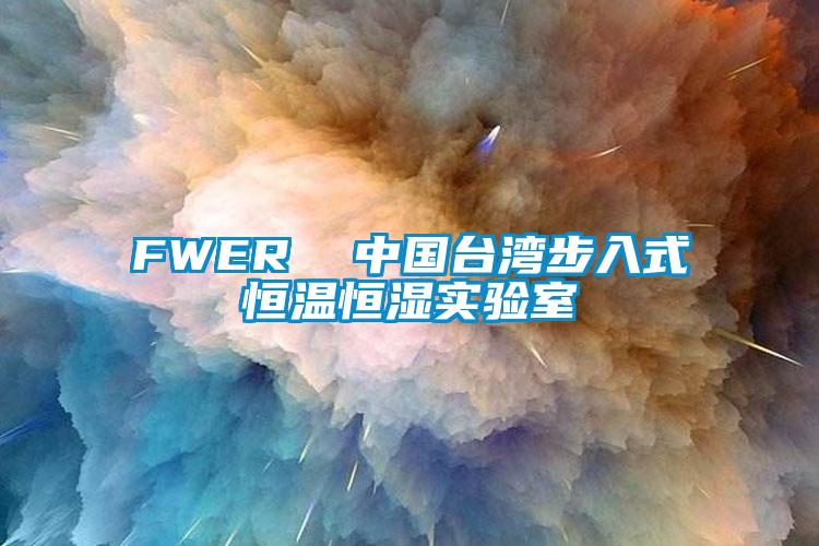 FWER  中國臺灣步入式恒溫恒濕實驗室