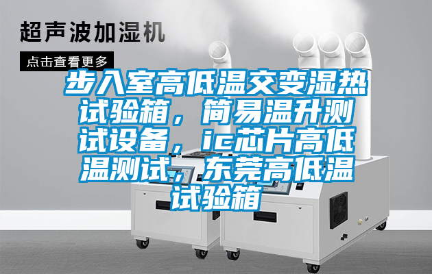 步入室高低溫交變濕熱試驗箱，簡易溫升測試設(shè)備，ic芯片高低溫測試，東莞高低溫試驗箱